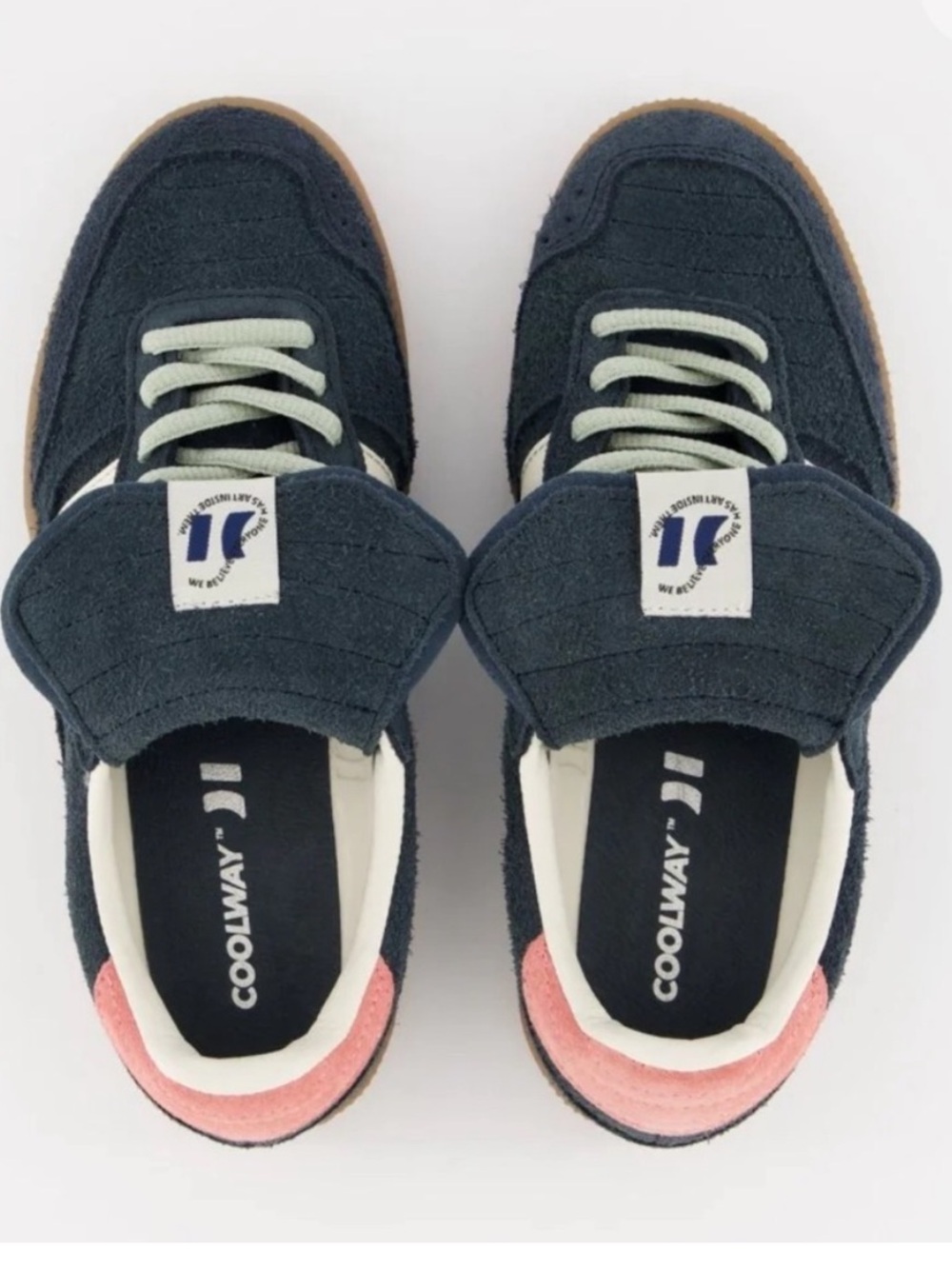 Coolway 9 Sneakers Silva-X Navy Suede Free People Extra Laces No Box